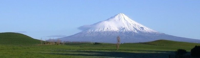 Mt Taranaki from near Hawera 2005